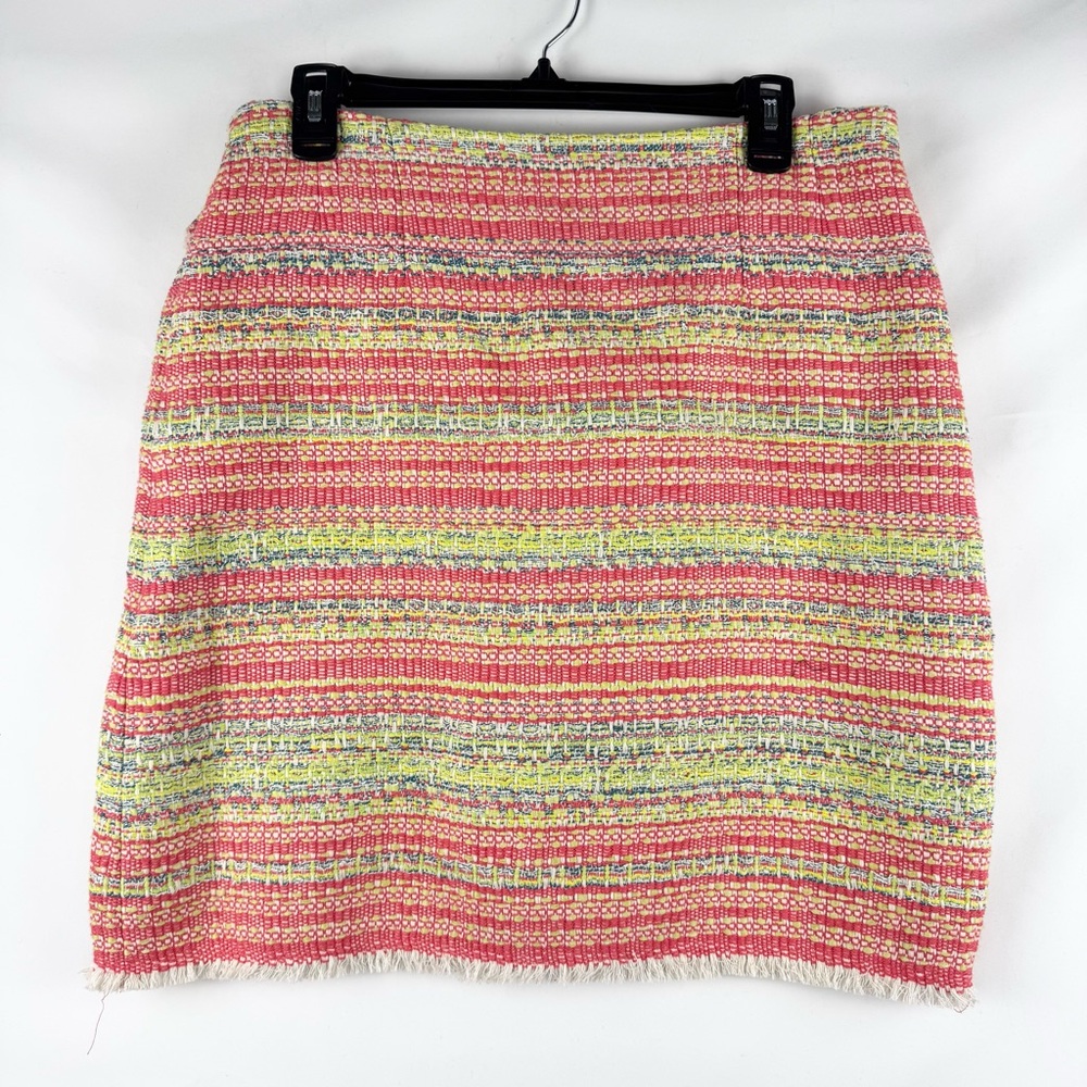 Sara Campbell “Duchessa” Multicolor Tweed Mini Skirt Size 12 - Picture 4 of 6